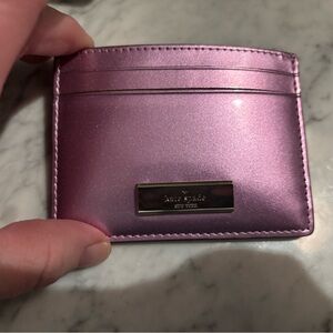 Kate Spade Metallic Pink Card Holder
New with tags